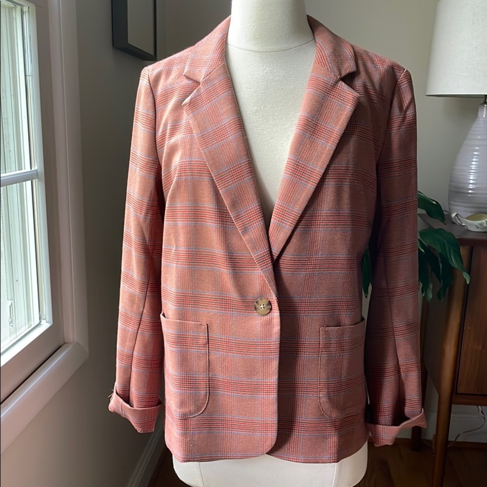 J.jill Plaid Blazer